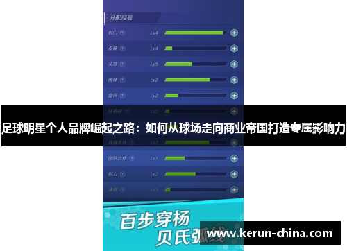 足球明星个人品牌崛起之路：如何从球场走向商业帝国打造专属影响力
